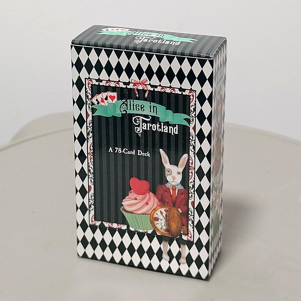 Alice in Tarotland: A Whimsical 78-Card Journey Down The Rabbit Hole 10.3*6cm – Classic Tarot Deck