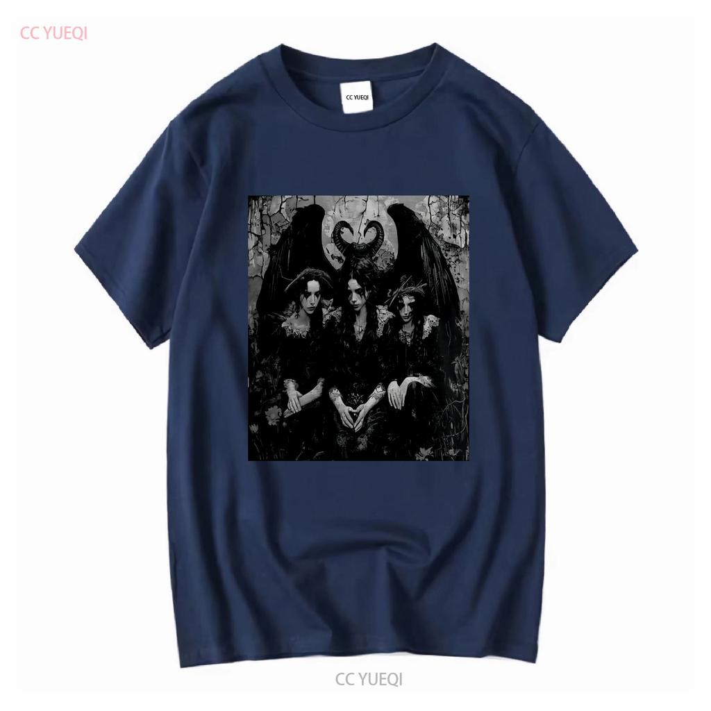 Lilith T Shirt Succubus Demonic Angel Long or Short Sleeves Vintage Washed Comfortable Streetwear Breathable Versatile