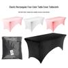 Super Elastic Wedding & Outdoor Cocktail Rectangular Tablecloth Sleeve