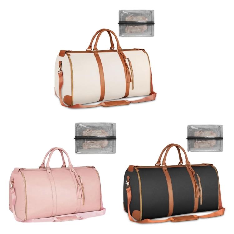 Suit Storage Bag Travel Women PU Folding Travel Bag Large Capacity Hand Luggage