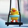 Little Yellow Duck Little Yellow Duck Animal Duck Car Pendant Creative   Interior Decor