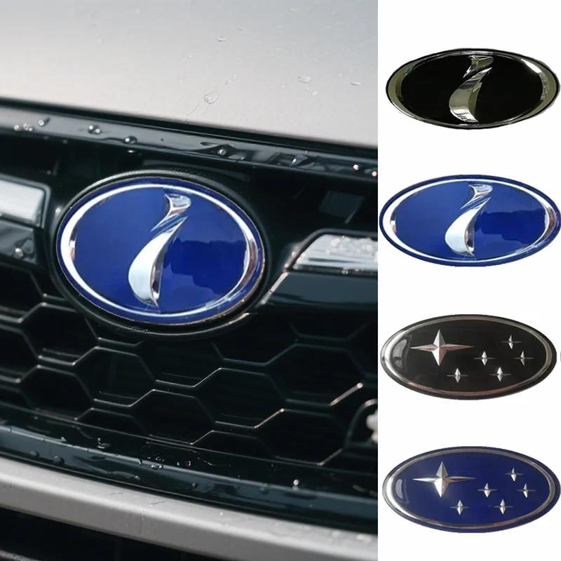 10.3X5CM Car Front Hood Rear Logo Badge Emblem Sticker for Subaru IMPREZA LEGACY OUTBACK STI ASCENT XV WRC WRX BRZ FORESTER BB9