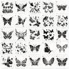 25 stücke Schmetterling Malerei Vorlage PET Hohl Malerei Form DIY Hand Gezogen Graffiti Spray Bemalte Wand Malerei Hilfs Liefert