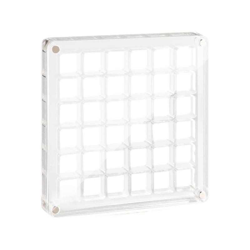 Acrylic Magnetic Seashell Display Box Seashell Display Diamond Storage Box Small Craft Organizers Compartment 36 Grids 2025