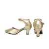 Fashion Women's Latin Dance Shoes Outdoor Rubber Sole 5.5cm Heel Salsa Soft Sole Dance Shoes