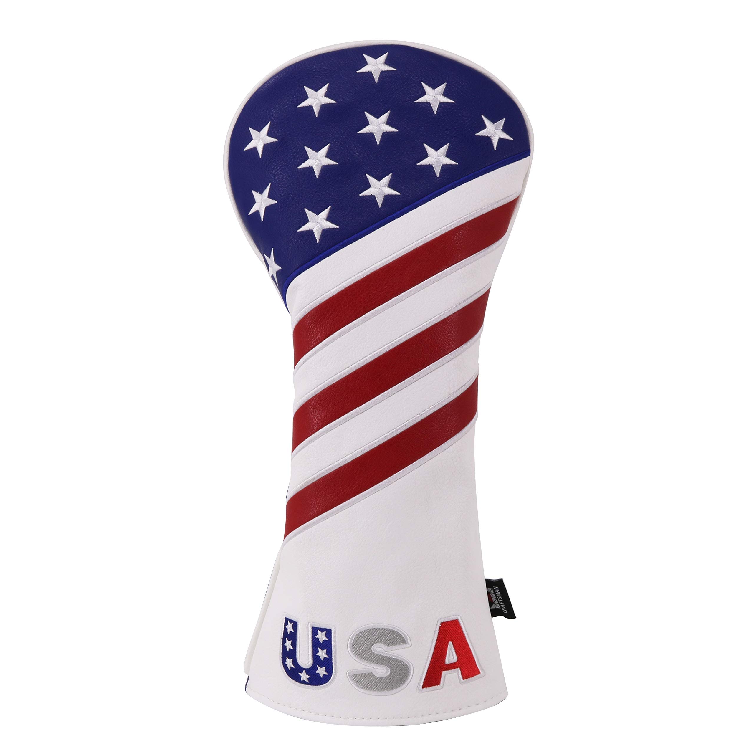 

Craftsman Golf Red/White/Blue Stars and Stripes Driver Cover Headcover (Driver Cover)