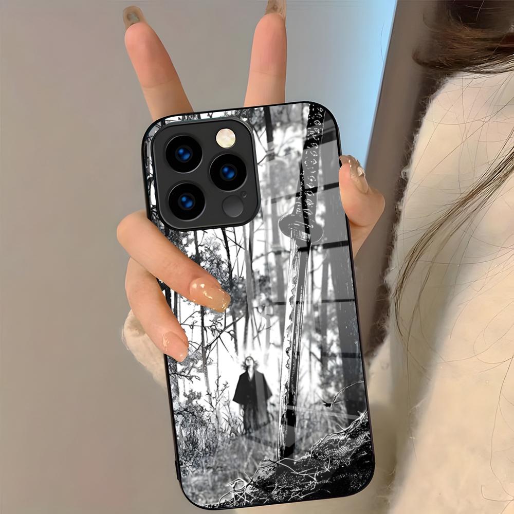 Vagabond Manga Classic Phone Case For IPhone 17 Pro Max 16 15 14 Pro Max 13 11 Plus Glass Cover