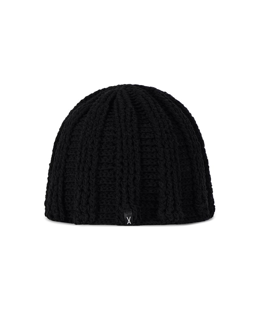 Bajal Va Label Crochet Wave Bucket Hat Black