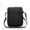 Men's Black Oxford Cloth Waterproof Crossbody Shoulder Bag - Large Capacity, Minimalist Design for Casual Travel