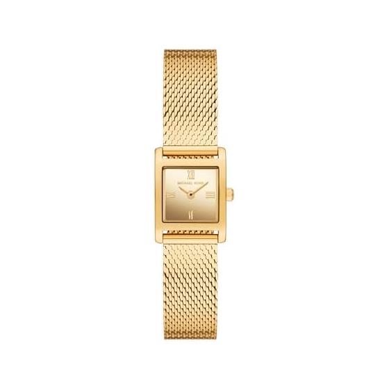 Женские часы Michael Kors Georgie с двумя стрелками, золотистого цвета, из нержавеющей стали, MK4959