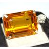A++ CERTIFIED 925 Sterling Silver 42 Ct NATURAL Yellow Topaz Gemstone Pendant NS-543