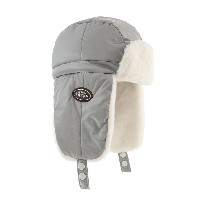 New Winter Hat for Women's Warm Velvet Thickened Cold Proof Lei Feng Hat Outdoor Cycling Windproof Hat Ear Protection Head Hat