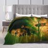 Bob Marley   Blanket Reggae Music Fuzzy Vintage Warm Throw Blanket for Bedding Lounge Textile Decor,