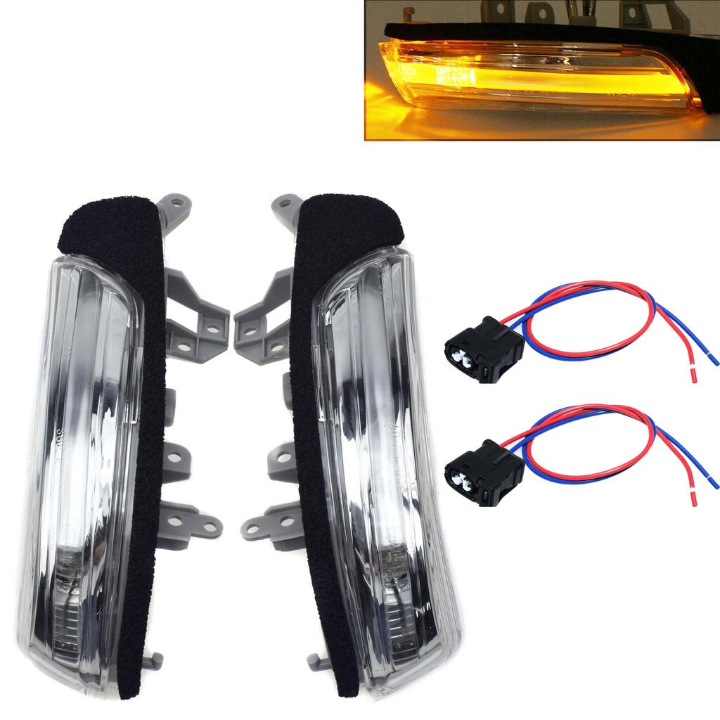Side Mirror Turn Signal Light Indicator Repeater Blinker or Harness For Toyota Scion Prius Avalon Camry REIZ Mark X CROWN