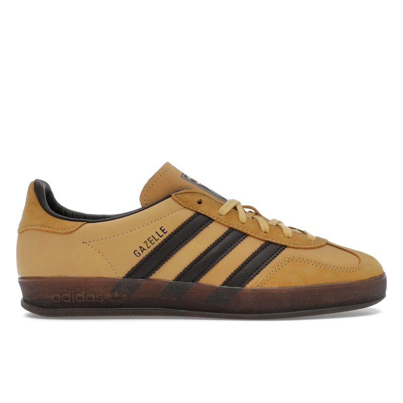

Adidas Кроссовки унисекс Gazelle Indoor Oat темно-коричневые бежевые IH4771 40⅔