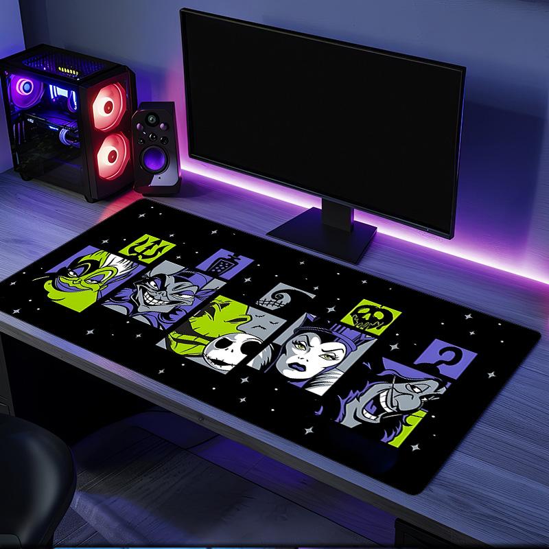 Evil Queens Collage Mouse Pad, Rubber Base, Mouse Pad for Gamers and Office Use, Gaming Desk , Easy To Clean Mat Christmas fan gifts