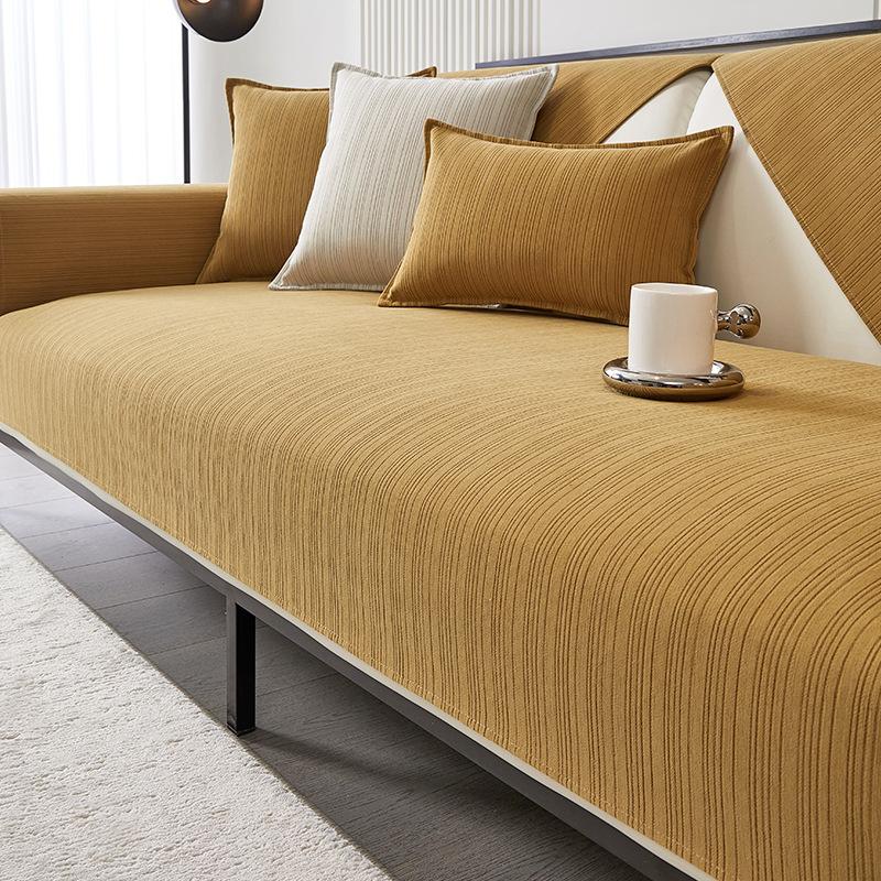 

Легкая, роскошная и простая подушка для дивана, нескользящая подушка из синели, универсальный чехол для дивана Four Seasons, чехол для дивана, не царапающийся 70-70cm