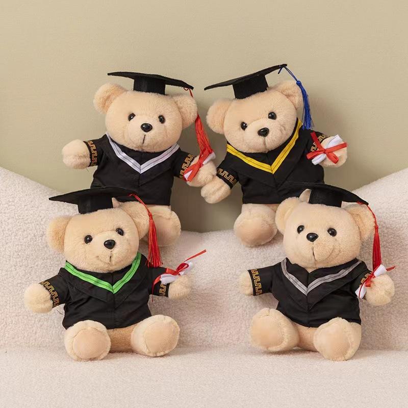 Kindergarten Graduation Gift High School Primary School Bear Doll Plush Toy Commemorative Gift Dr. Bear