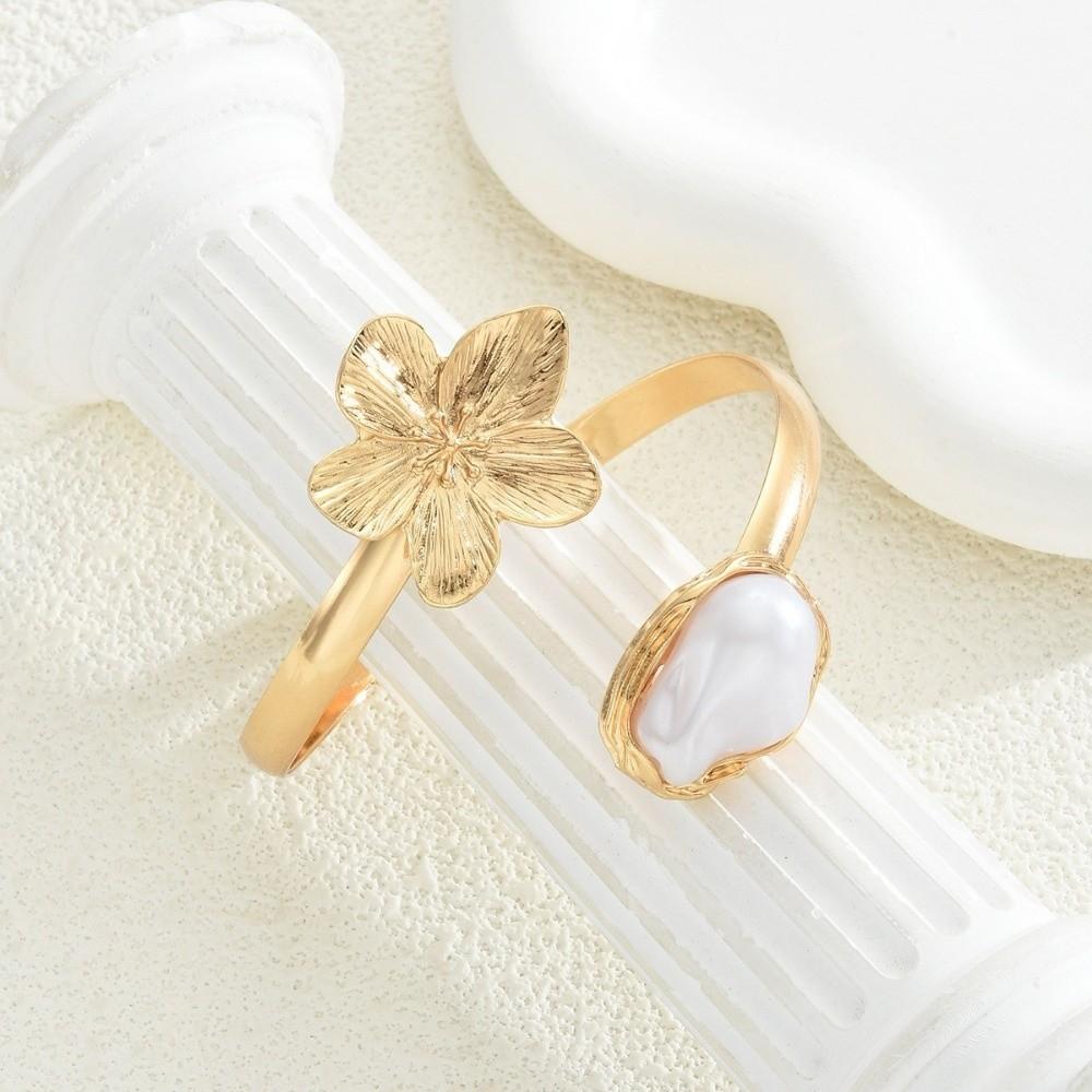 Pearl Starfish Open Armband Bangle Summer Armlet Bangle Upper Arm Cuff Bracelet for Women Girls