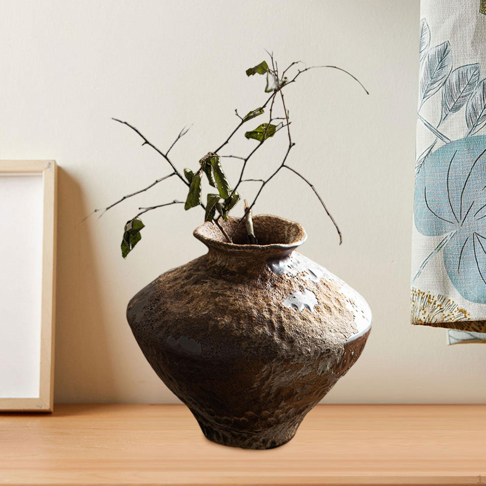 

Ceramic Decorative Holder Gift Idea for Flower Display in Various Rooms Height 17cm