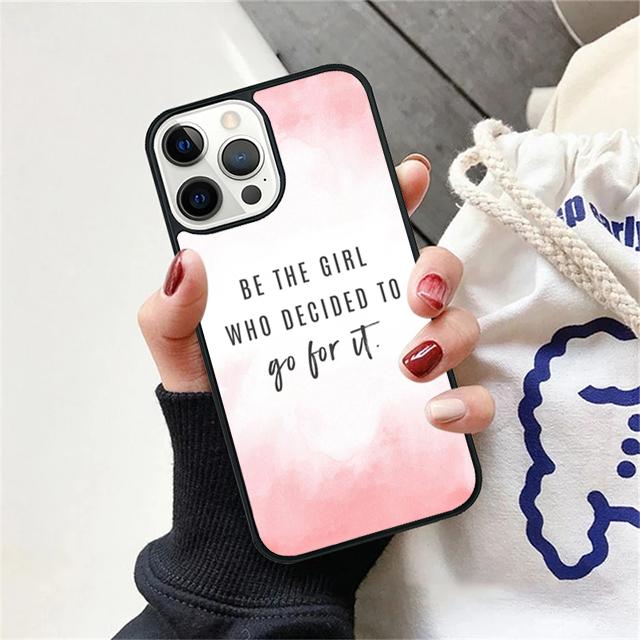 Pink Workout Motivation fitness Gym quotes Phone Case Cover For iPhone 17 Air 15 16 14 13 12 Pro Max 11 Pro Max Plus