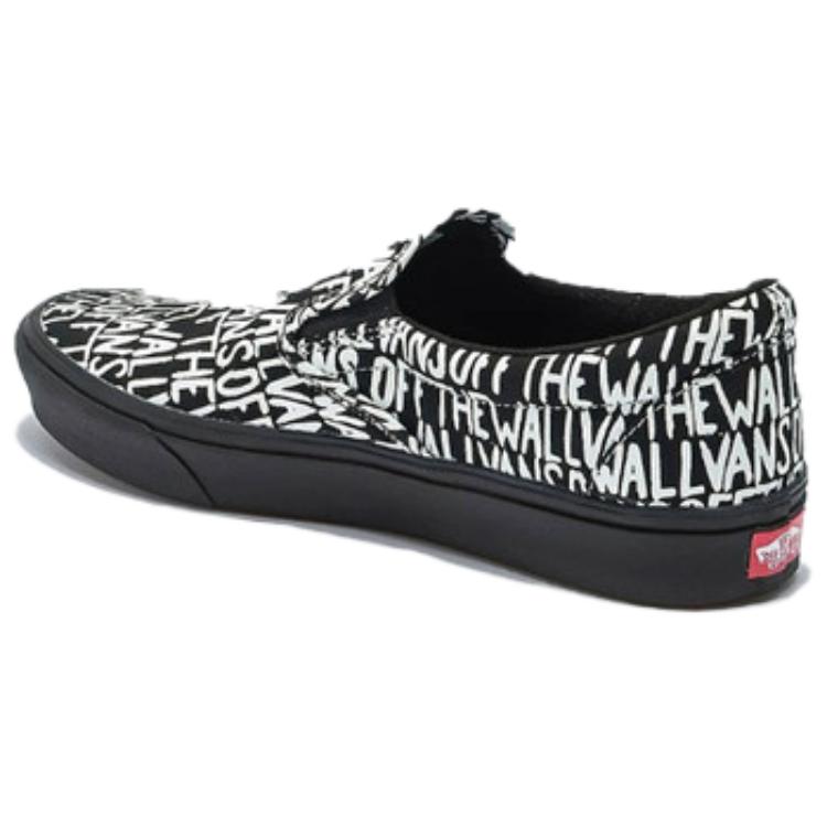 Vans ComfyCush Slip-On Brush - Black Unisex Sneakers True-White VN0A3WMD2QZ