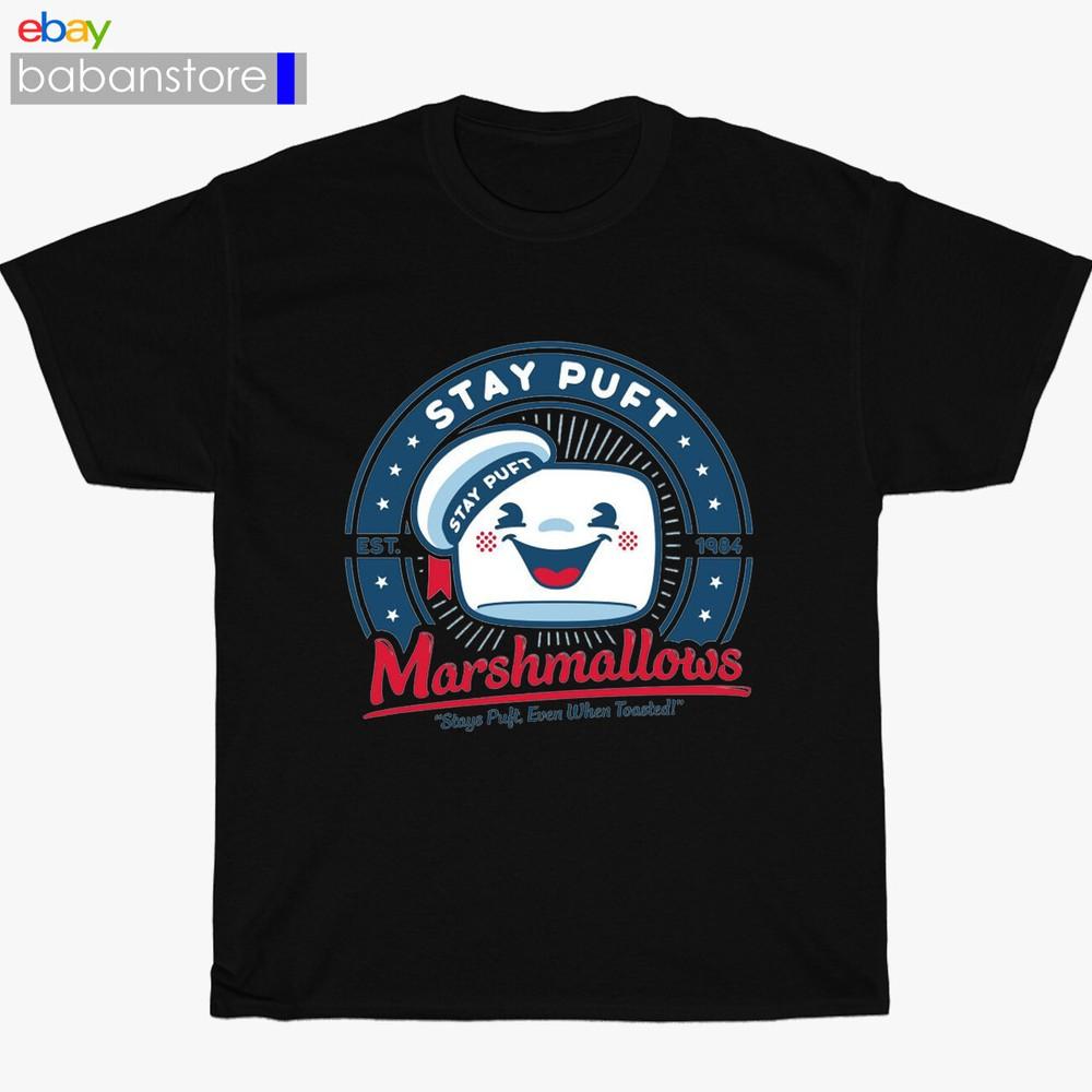 New Stay Puft Marshmallow Man Logo Black/White/Gr wbr/ ey/Navy TShirt Size S5XL Unisex T-Shirt XXXL