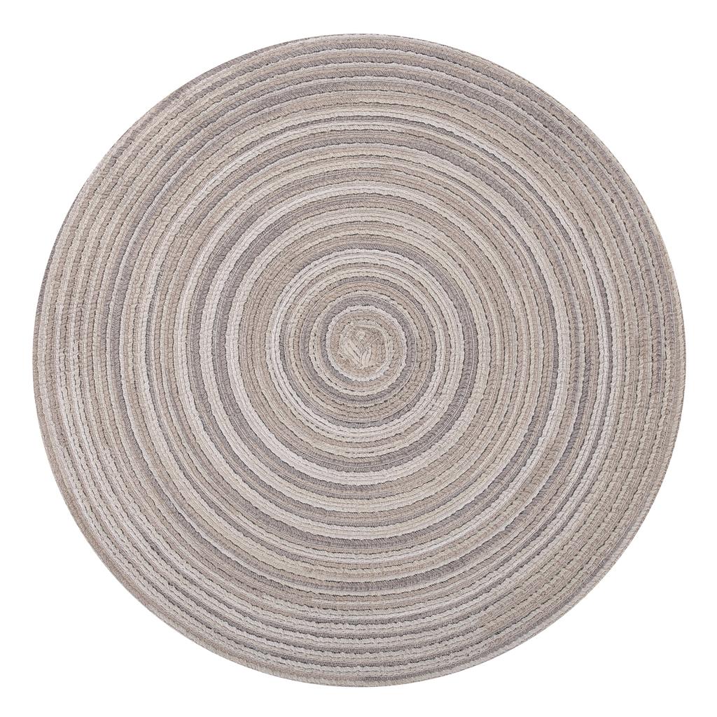 Cotton Place Mat Woven Round Placemats 34/38cm Heat Resistant Table Mats Washable Plate Mats Coasters for Dining Table Decor