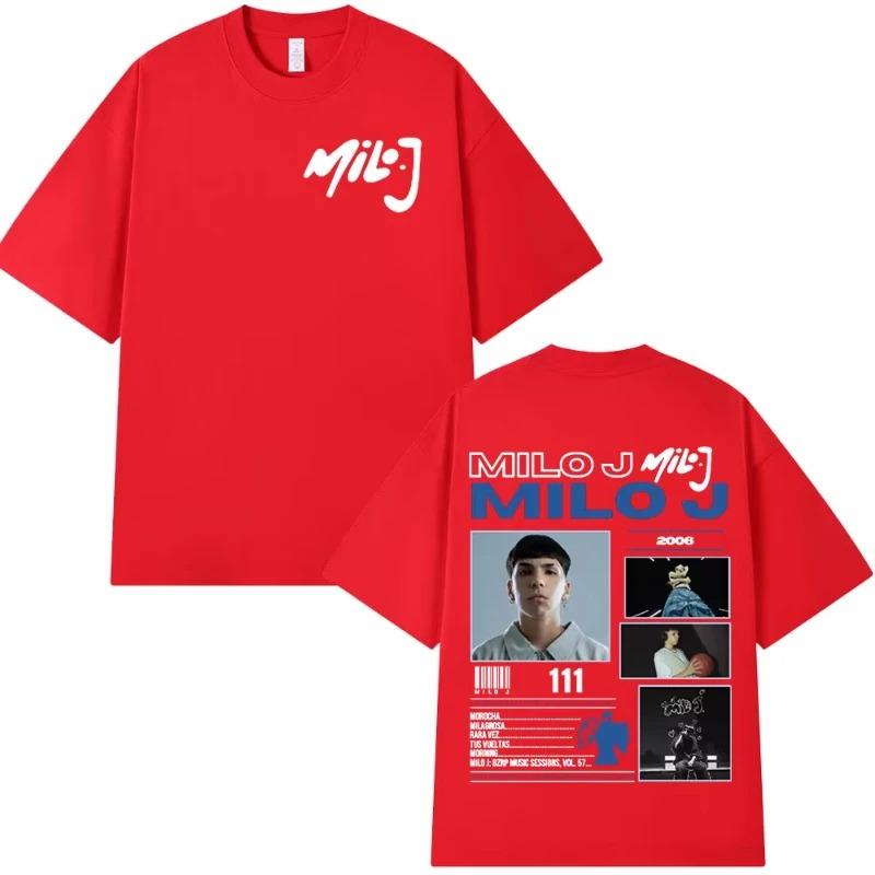Rapper Milo J 111 166 Album TShirt Unisex Fashion Hip Hop TShirt Pure Cotton Casual Loose Short Sleeve Women And Unisex Tshirt
