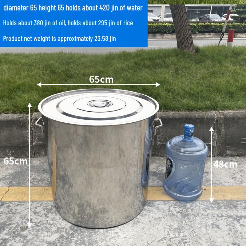 Thickened Stainless Steel Stockpot with Lid