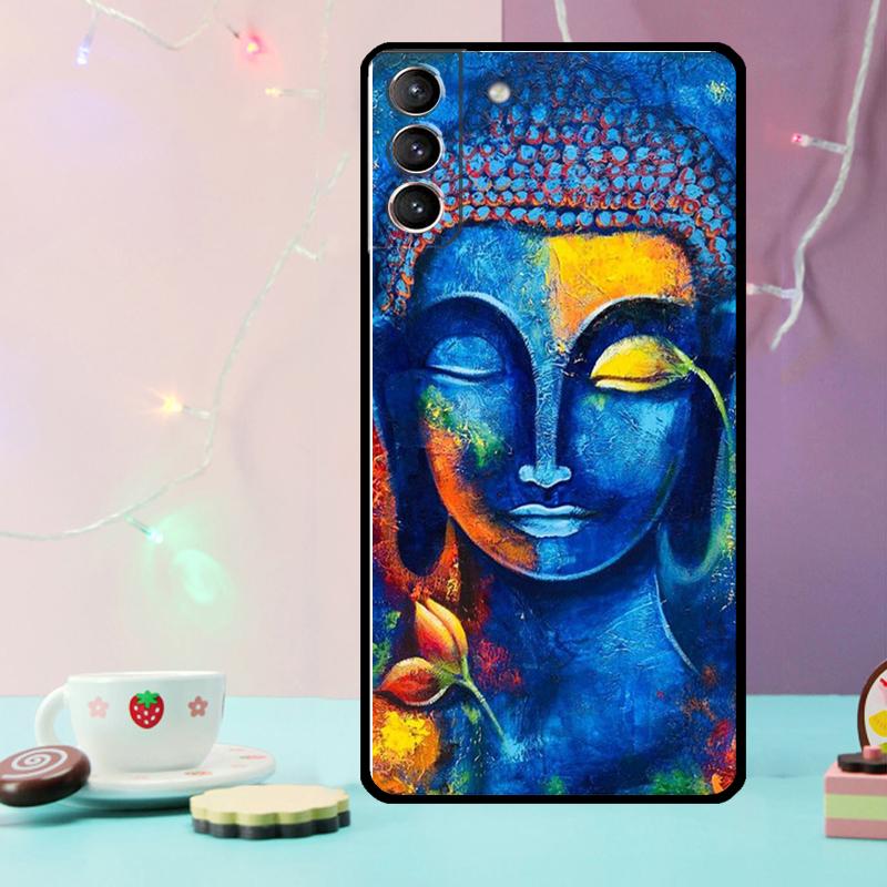 Buddha Phone Case For Samsung Galaxy S24 Ultra S20 S21 S22 S23 S25 Ultra S9 S10 Plus S24 FE Cover
