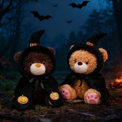 Entzückende kleine Bären-Plüsch-Umhangpuppe - Halloween-Festgeschenk