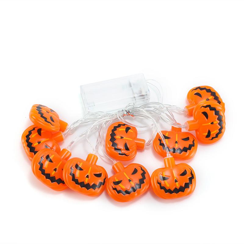 

Светодиодные гирлянды для тыкв на Хэллоуин, украшения для вечеринок, ночник на батарейках с медной проволокой, украшение для патио 682 1.5m 10balls USB светло-желтого