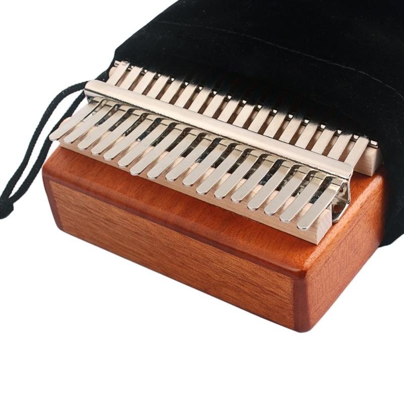 Kalimba 17 Keys Thumb Piano with Study Instruction & Tune Hammer Wood Finger Piano for Kids Adult Beginners Professional