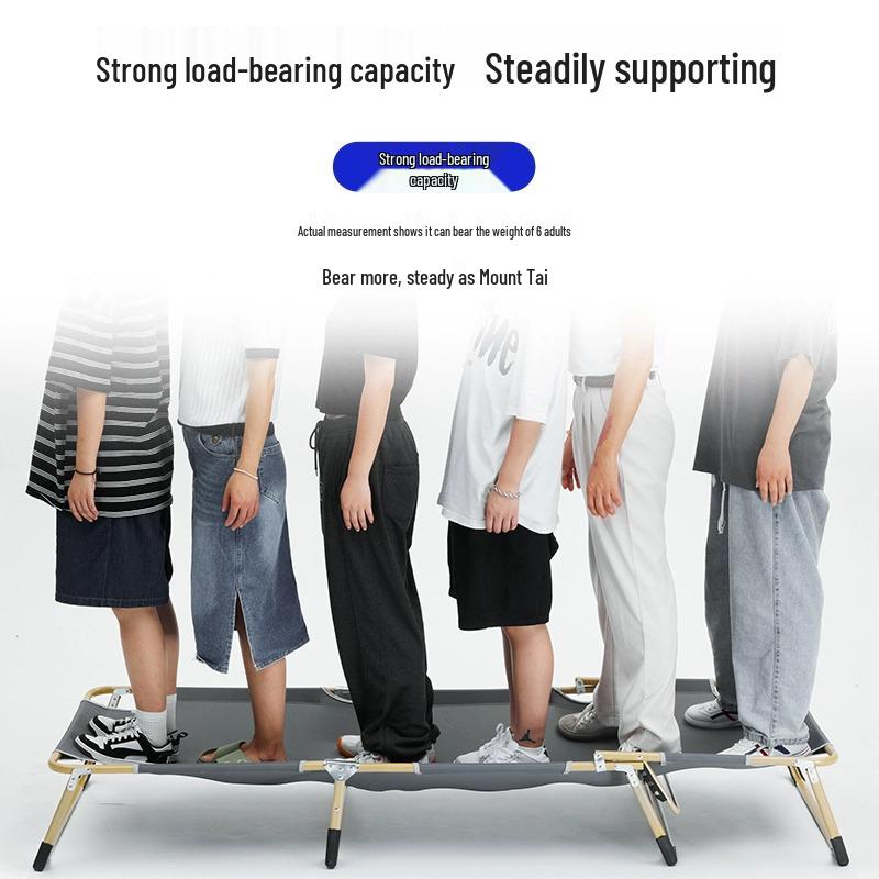 Portable Folding Recliner: Single Bed for Home, Office Nap, Camping, and Multifunctional Use