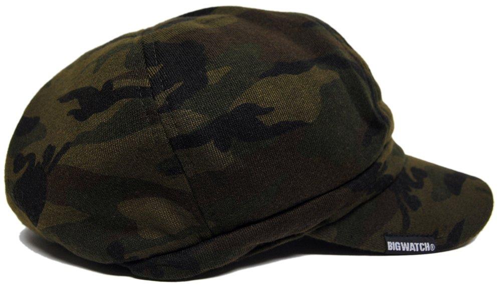 Large Size Camo Pattern Casquette [Big Watch] Hat, Green/Camo, CAS-19, Men's