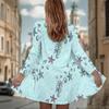 Women's Pink Bouquet Floral 3D Print Long Sleeve Open Front Cardigan, Casual Loose Fit Lightweight Street Style Outerwear