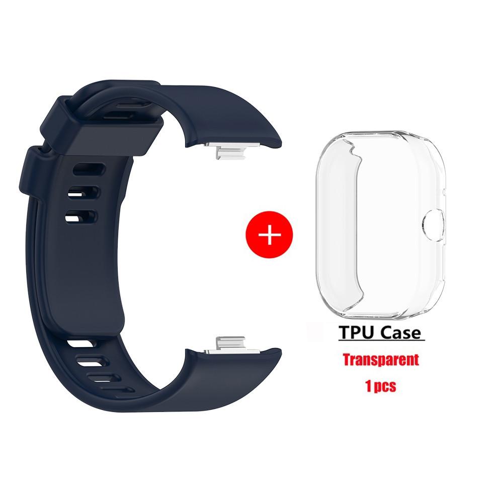 Силиконовый ремешок для Xiaomi Redmi Watch 4 SmartWatch, ремешок для часов, браслет Redmi Watch4, защитная пленка для экрана, защитный чехол Redmi Watch 4