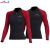 1.5MM Diving Suit Men's Split Top Long-sleeved Thermal Women's Snorkeling Surfing Sunscreen Swimsuit