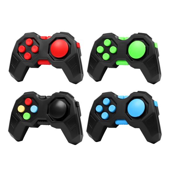 

Game Controller Fidget Toy with Lanyard Stress Relief Mini Gamepad Joystick Roller Clicker Toy Home Office Work Decompression Tool