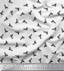 Soimoi Rayon Fabric Dot & Weapon Print Fabric by the Yard 42 Inch Wide