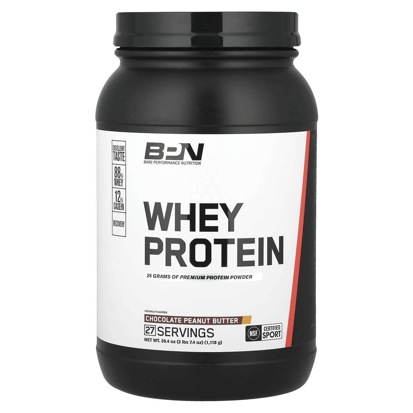 

BPN, whey protein, chocolate peanut butter, 2 lbs 7.4 oz (1,118 g)