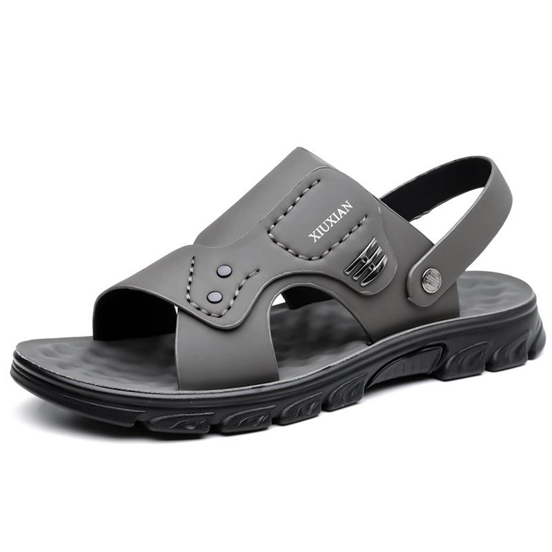 Summer beach shoes, sandals, waterproof and non-slip soft soles, daily casual shoes, men's dual-purpose cool slippers, one piece 2025