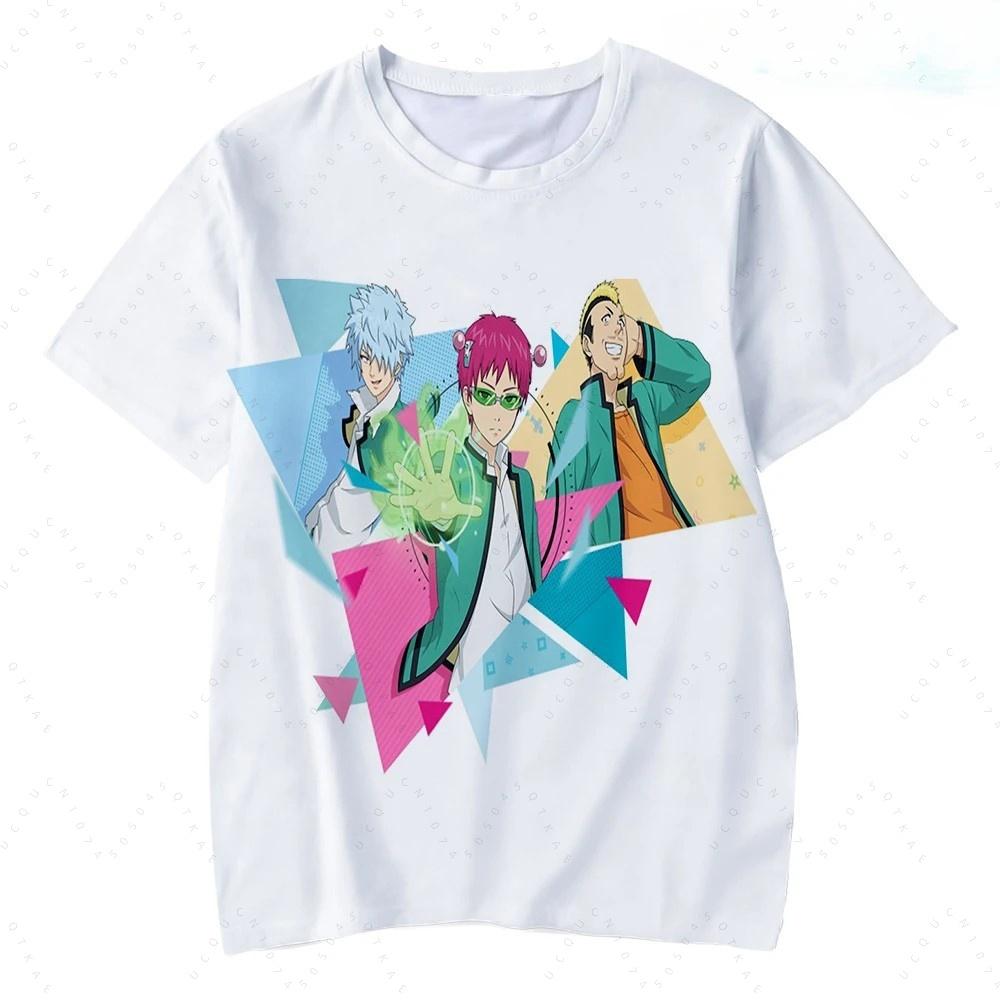 2026 Saiki Kusuo No Sai-Nan Tshirt Printed Men/Women/Kids Harajuku funny T shirt Costume Summer Kawaii Japan Unisex Anime Tops