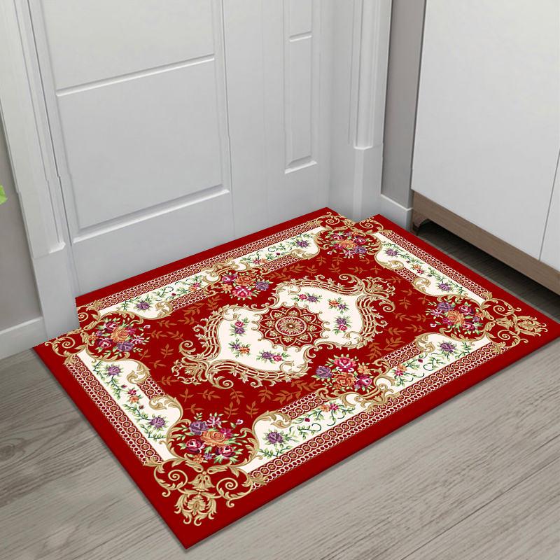 European Style Non-Slip Entrance Door Mat for Living Room and Bedroom