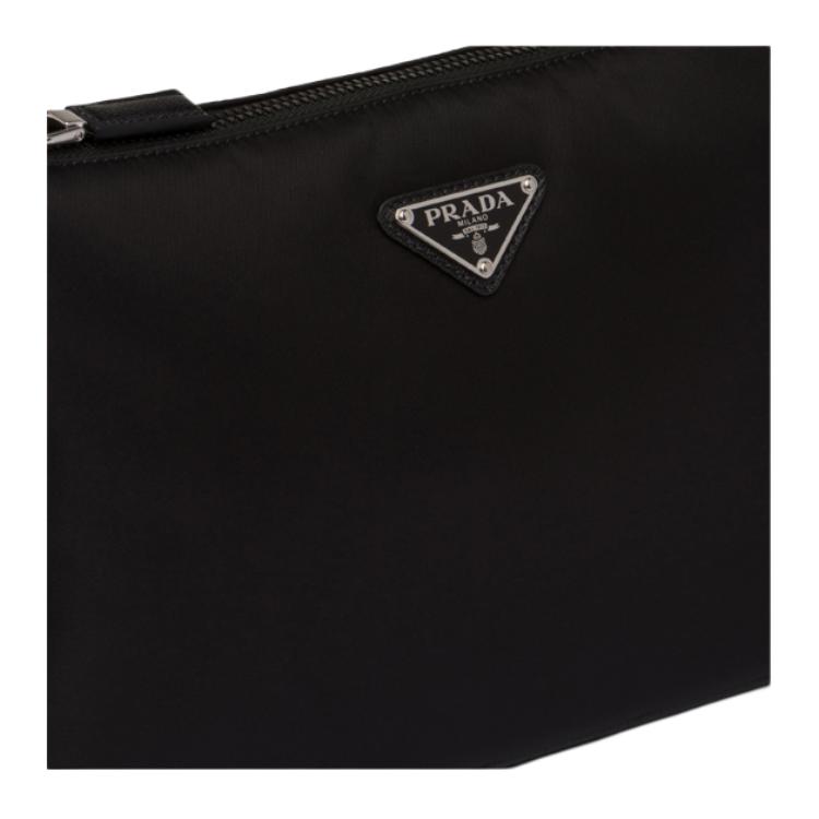 Prada Saffiano Multifunkční Odnímatelný Ramenní Popruh Tři v Jednom Nylonová Taška přes Rameno Brašna Crossbody Taška Taška přes Rameno 2VH113-064-F0002