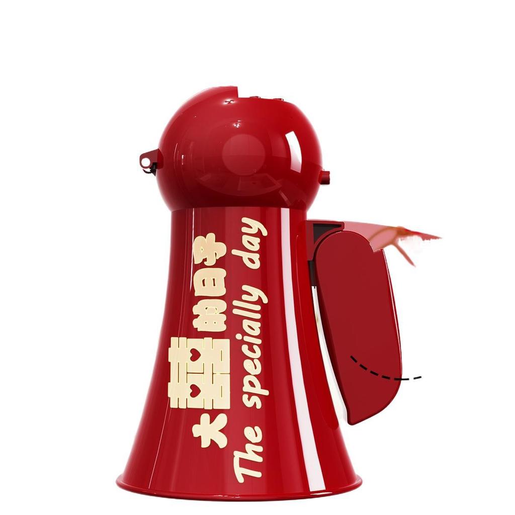 DIY 'Just Married' Megaphone Wedding Game: Groom Lifts Bride, Best Man Blocks Door, Fun Photo Props