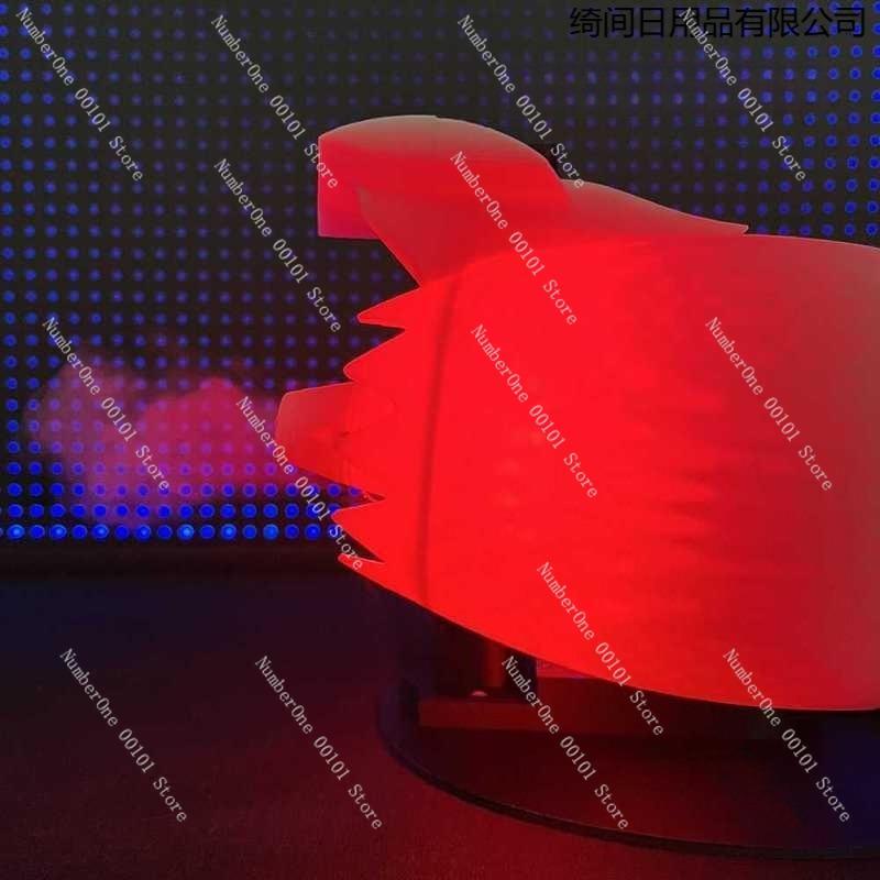 Aircraft Engine-Shaped Desktop Fan with Light, Trendy Decorative Item for Offices and Modern Spaces
