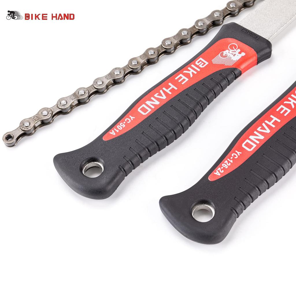 BIKE HAND Bicycle Sprocket Replacement Tool Compatible with Speed Sprocket Remover and Freewheel Set, 7-11 Remover, Black/Red