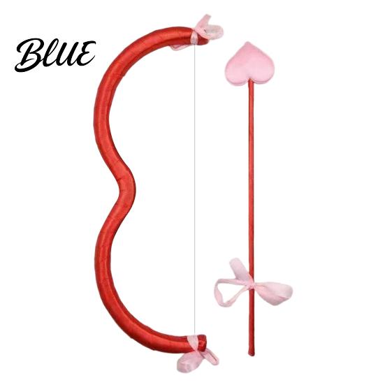 Romantic Love Symbol Decoration Cupid Bow And Arrow Costume Accessory Valentine's Day Mini Couple Gift for Valentine Set with Heart Halloween Cosplay
